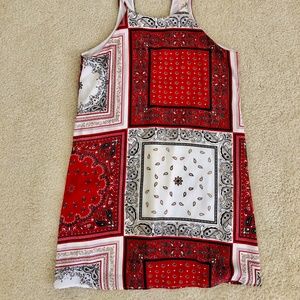 Boho Block Print Dress